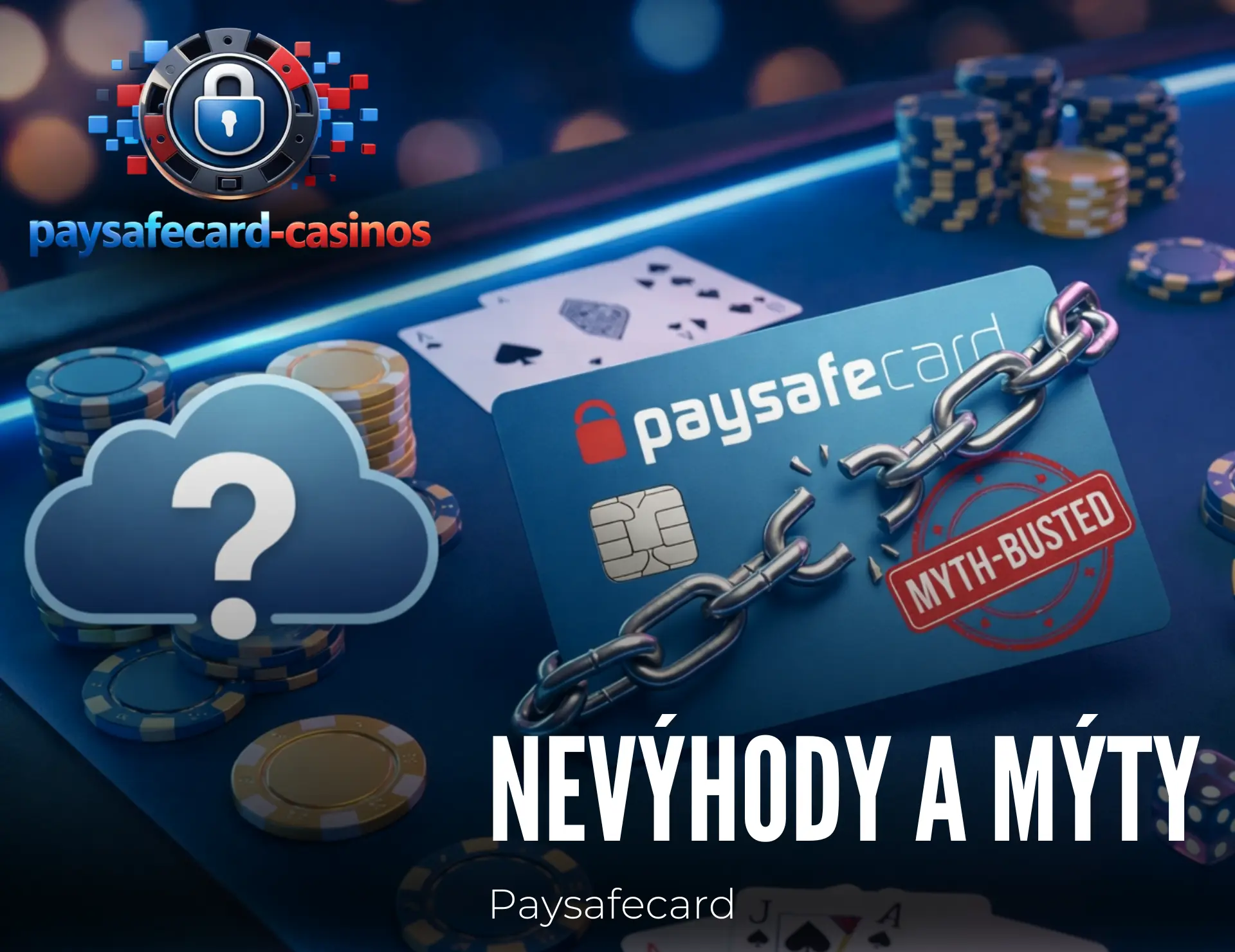 Nevýhodou Paysafecard je nemožnost výběru prostředků, pouze doplnění účtu.